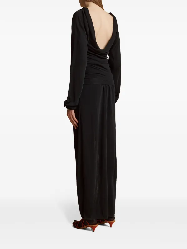 khaite evening dress KHAITE Yael Dress in Black - Black Designer Dress