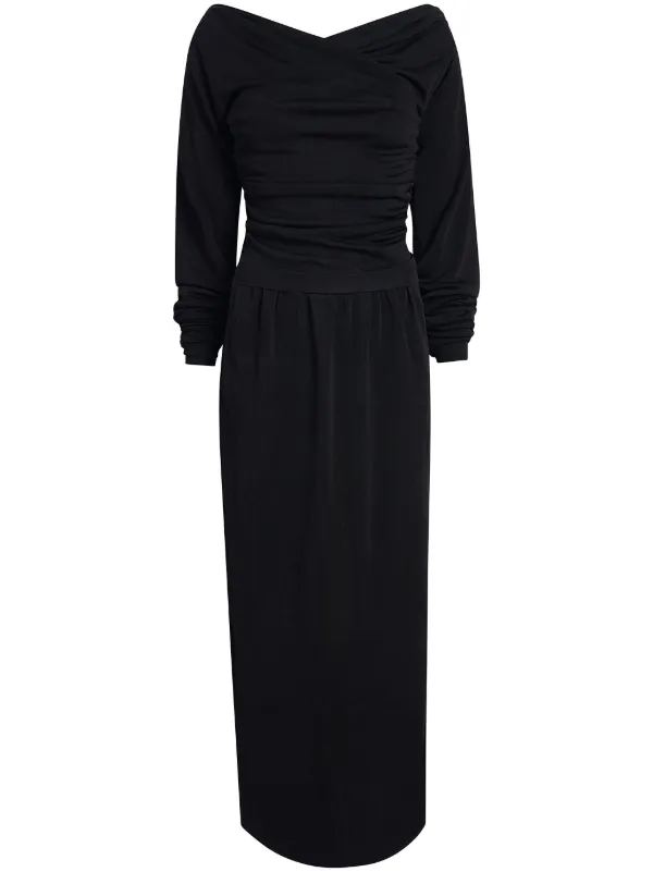 Khaite The Fable Maxi Dress in Black
