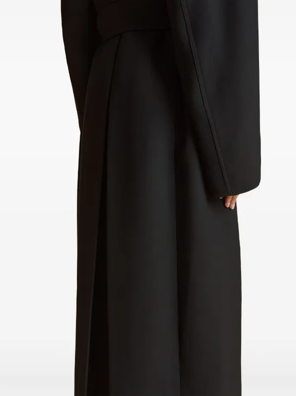 KHAITE Roth トレンチコート | ブラック | FARFETCH JP