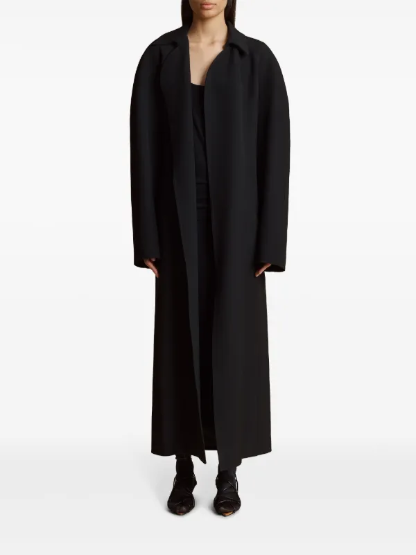 KHAITE Roth Trenchcoat | Black | FARFETCH