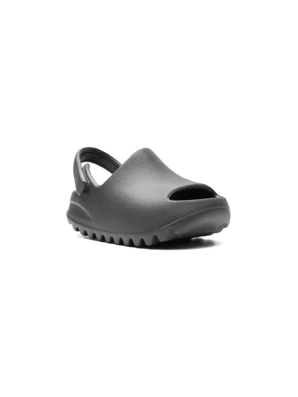 Adidas Yeezy Kids Yeezy Infant Dark Onyx Slides Grey FARFETCH UK