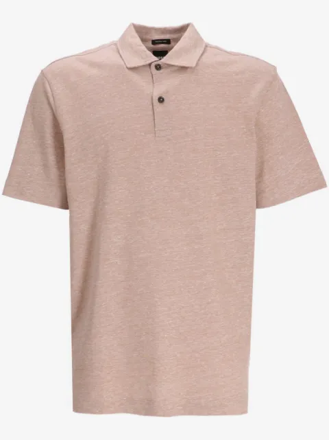 BOSS playera tipo polo con efecto melange