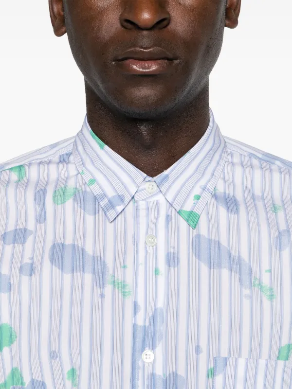 Comme Des Garçons Shirt ストライプ シャツ | ブルー | FARFETCH JP
