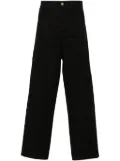 Andrea Ya'aqov wide-leg cotton trousers - Black