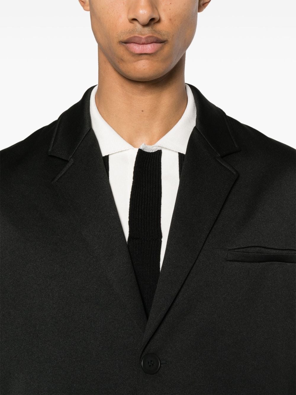 Shop Soulland Gabe Single-breasted Blazer In Schwarz