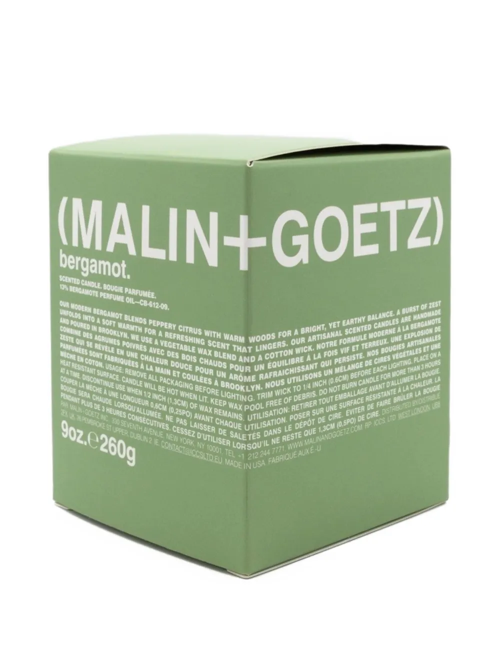 MALIN+GOETZ Bergamot candle (260g) | White | Image 1