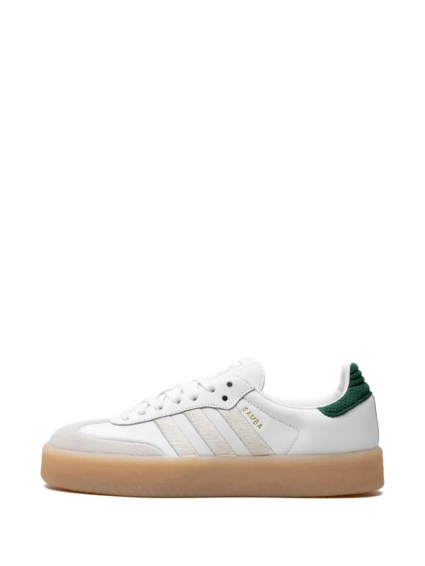 アディダスSAMBAEホワイト/グリーンスニーカー23.0cm新品 Adidas Sambae 