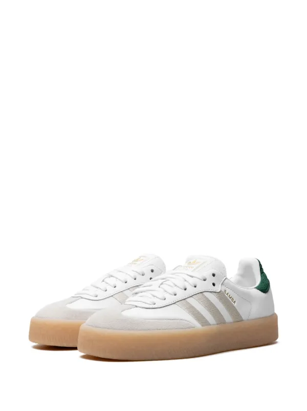 adidas gazelle silver green womens Adidas Samba OG Collegiate Green Gum Grey Toe-Supra Sneakers-$200.00