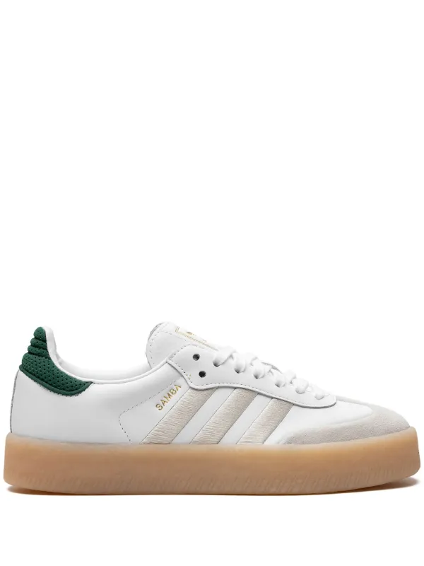 アディダスSAMBAEホワイト/グリーンスニーカー23.0cm新品 Adidas Sambae 