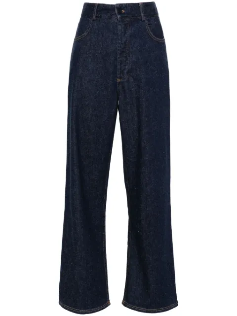 Baserange high-waisted straight-leg jeans