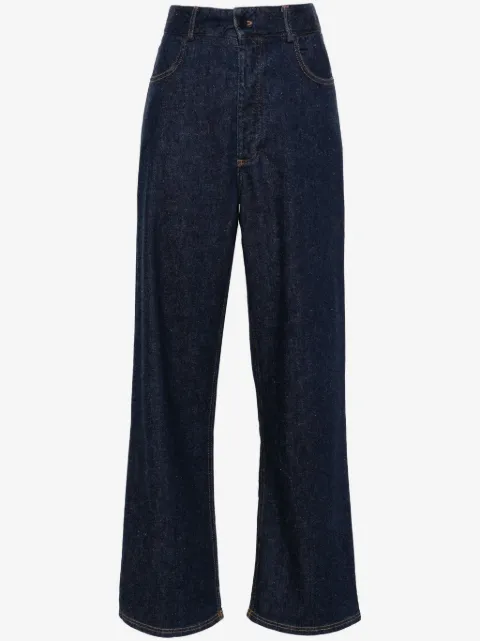 Baserange high-waisted straight-leg jeans