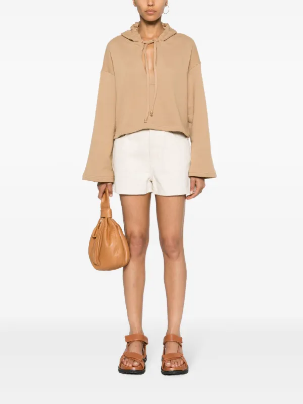 Baserange Ordu Cropped Hoodie | Neutrals | FARFETCH