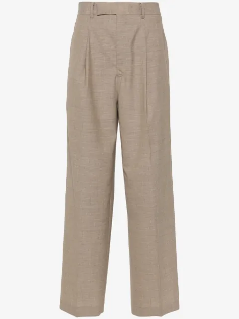 Auralee tailored straight trousers
