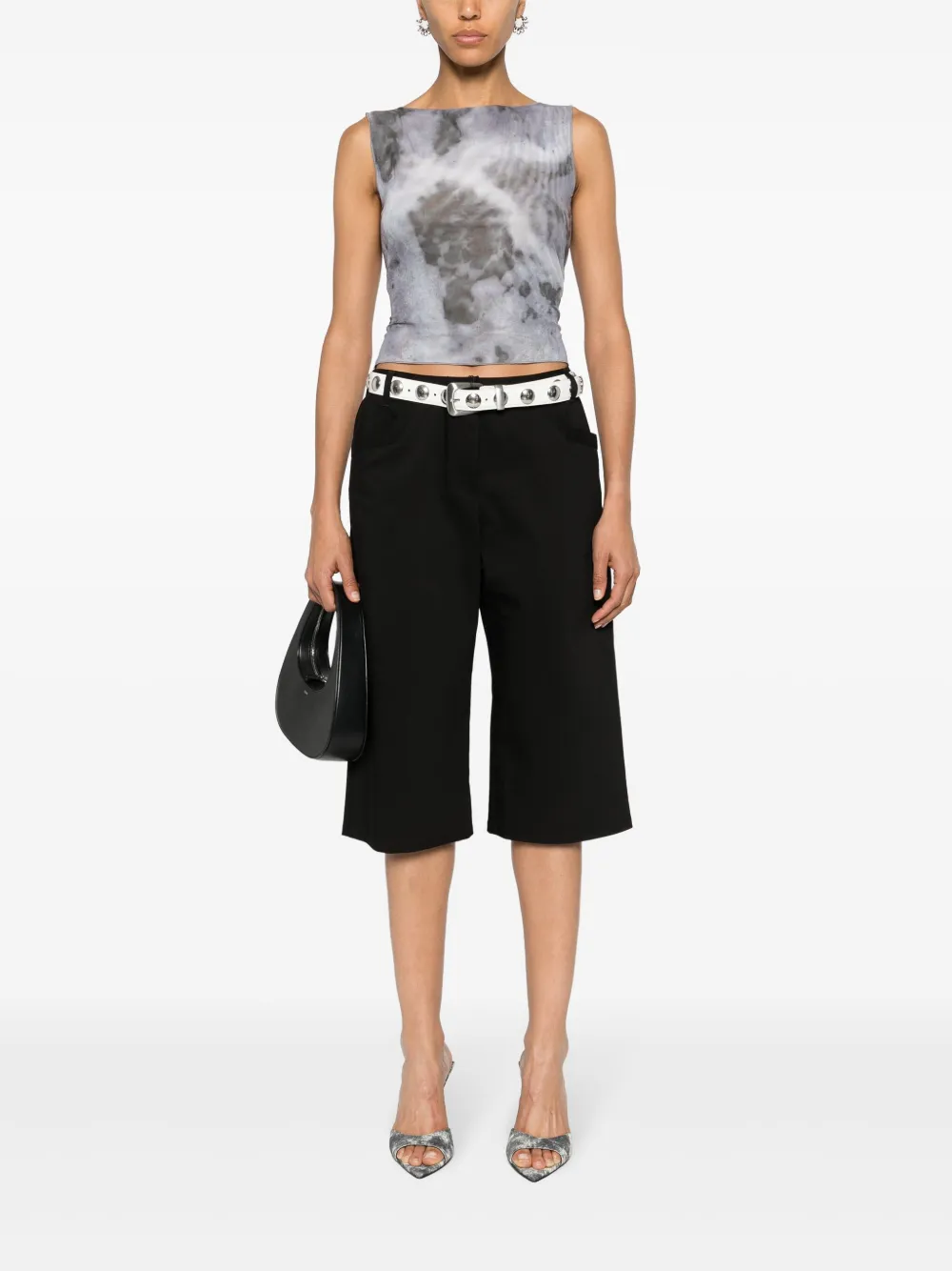 Kerne.Milk Mesh top - Grijs