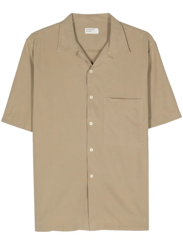 Universal Works Camp II short-sleeves Shirt | Neutrals