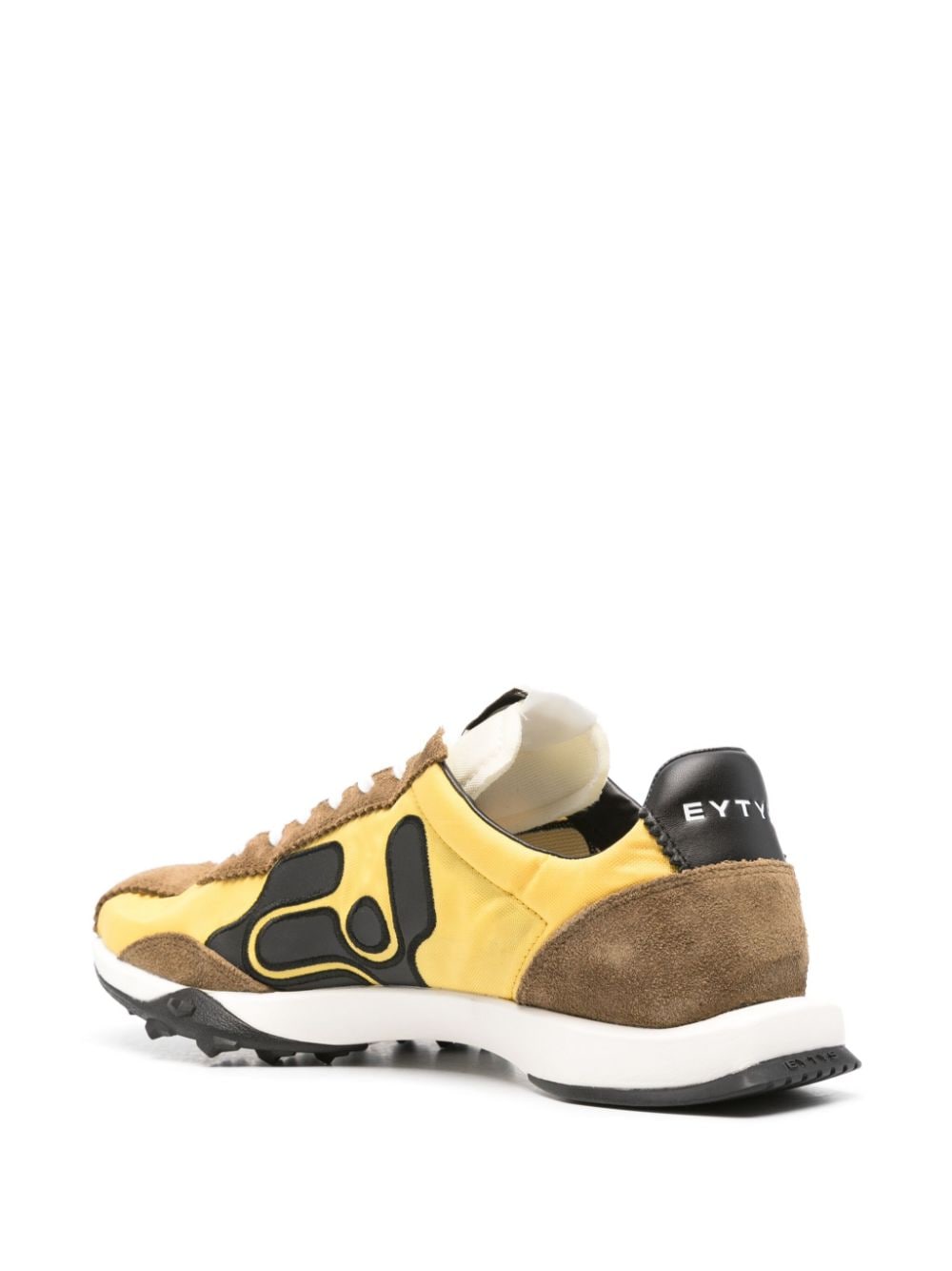 Shop Eytys Eros Colourblock Sneakers In Yellow