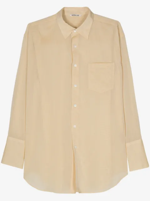 Auralee chambray cotton shirt