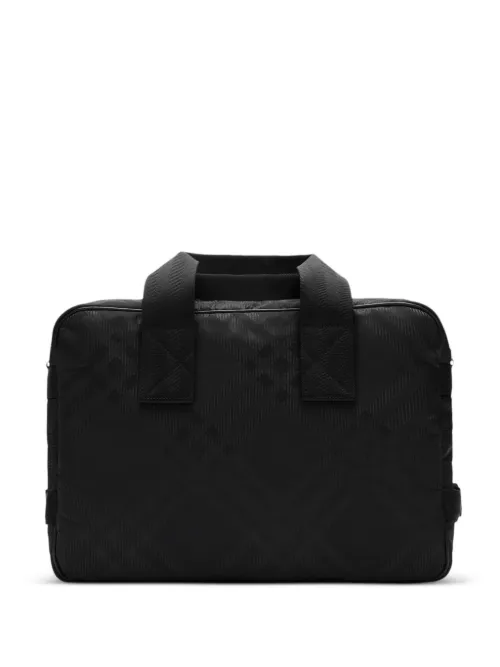 Porte-document à carreaux en jacquard - Burberry - Modalova
