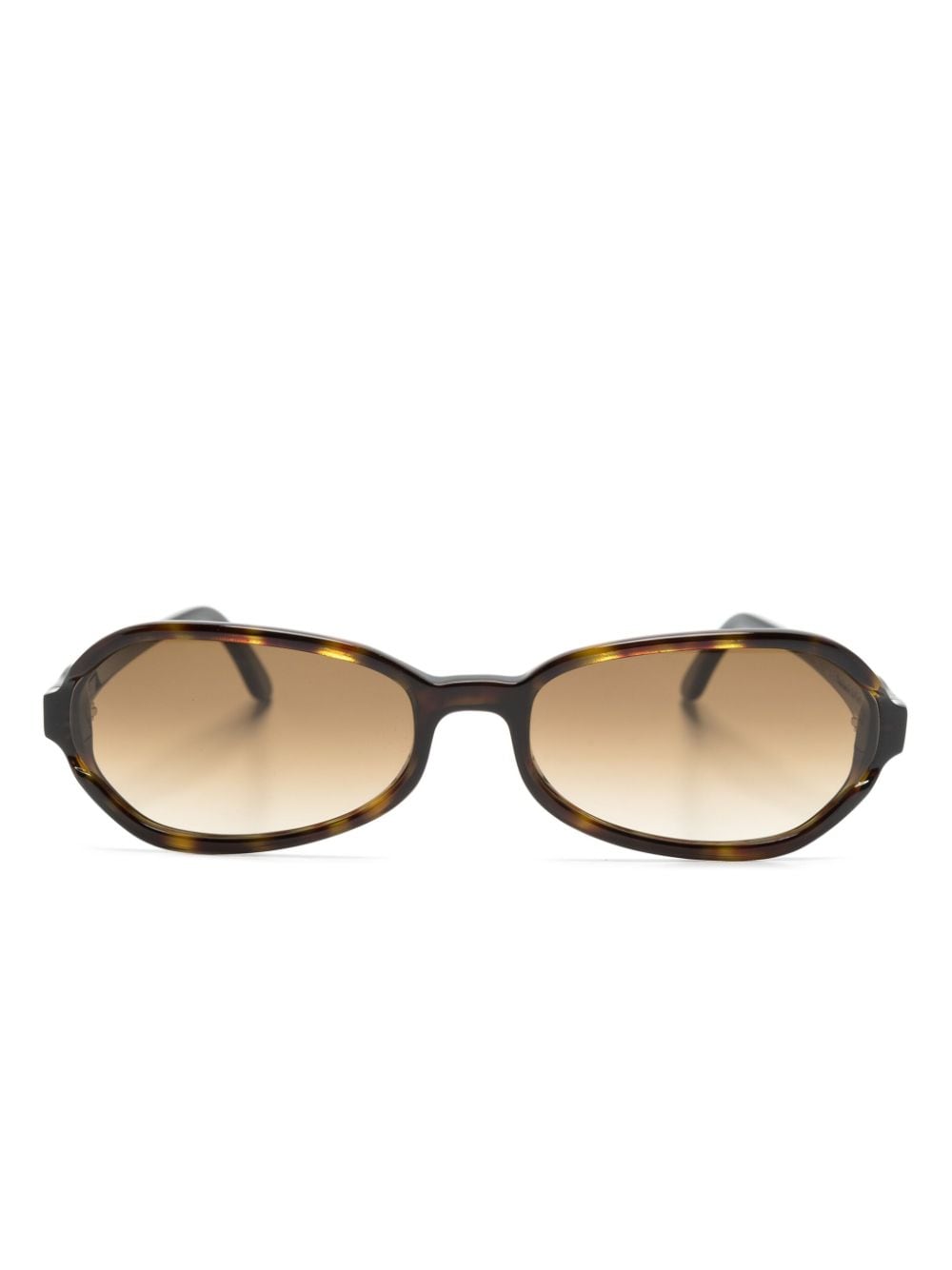 OUR LEGACY Drain oval-frame sunglasses Bruin