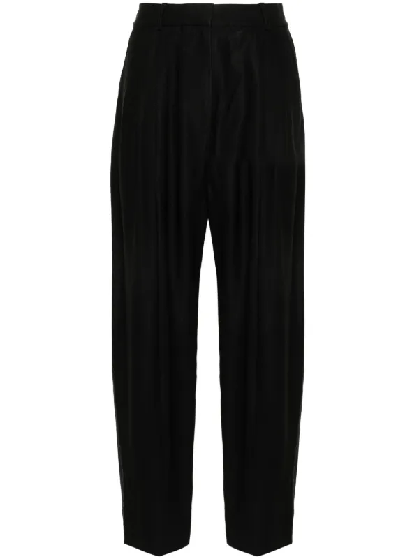 Studio Nicholson Sperro High-waist Tapered Trousers in Blue