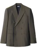 Burberry double-breasted tailored wool jacket - Brown