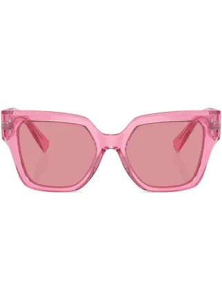 Dolce & Gabbana Eyewear クリア スクエアフレーム サングラス