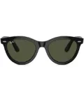 Ray-Ban Wayfarer round-frame sunglasses - Black