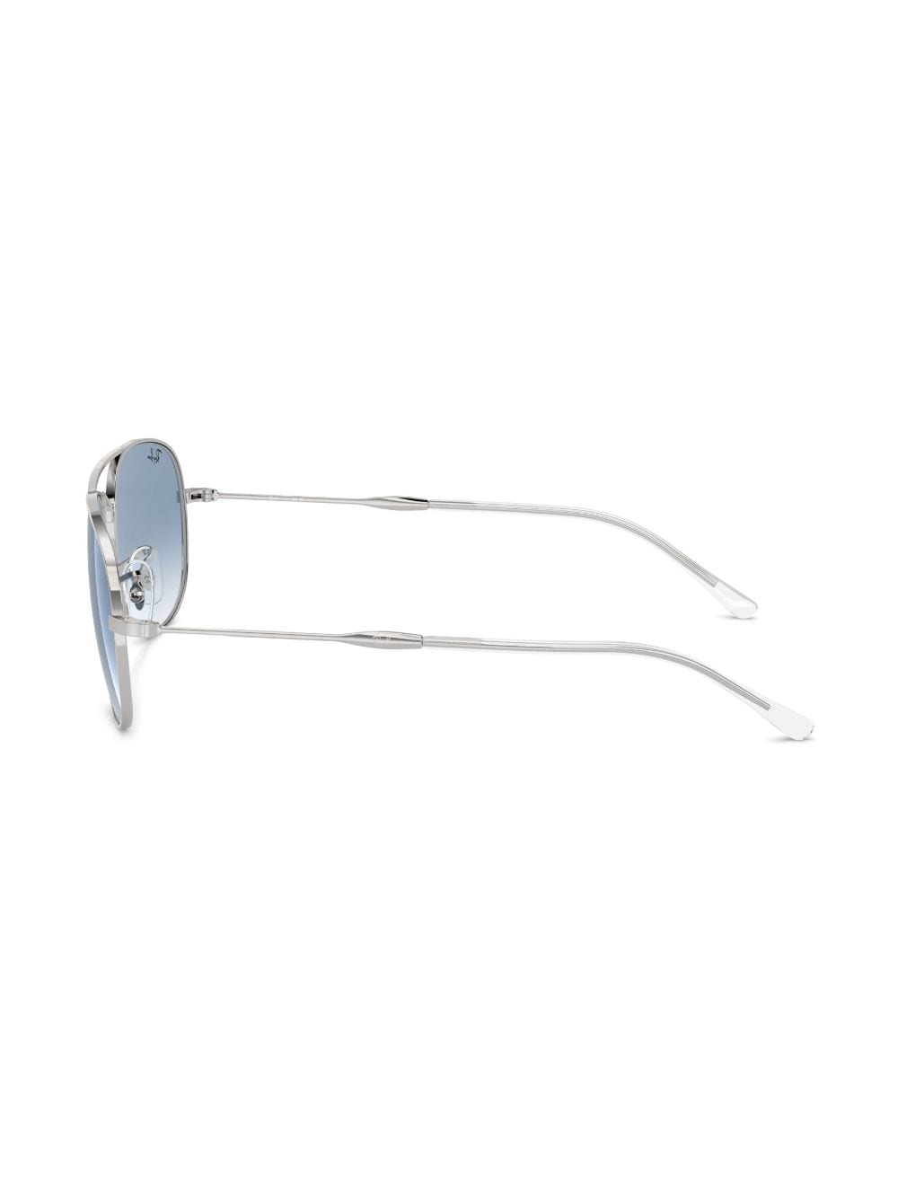 Shop Ray Ban Bain Bridge Pilot-frame Sunglasses In Silver