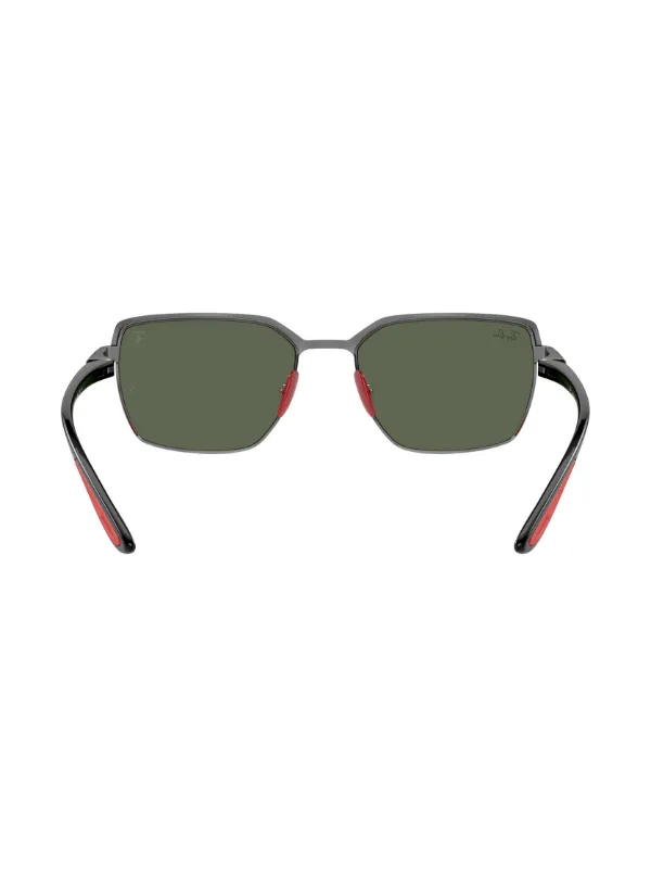 Ray-Ban スクエアフレーム サングラス | グレー | FARFETCH JP
