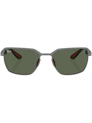 Burberry Eyewear ラウンドフレーム サングラス | グリーン | FARFETCH JP