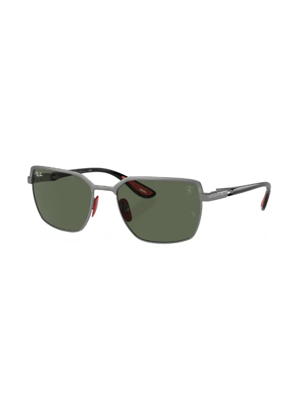 Ray-Ban スクエアフレーム サングラス | グレー | FARFETCH JP
