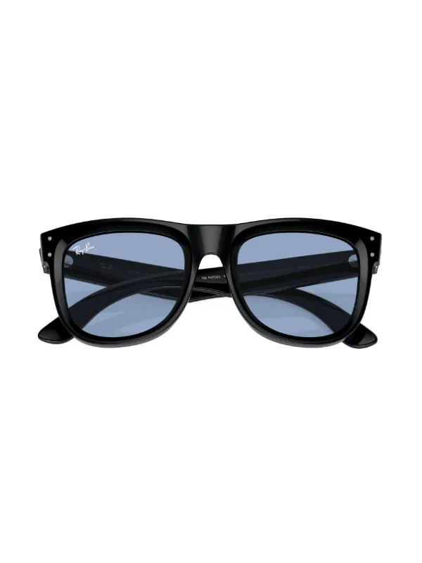Ray-Ban Wayfarer Reverse ラウンドフレーム サングラス | ブラック