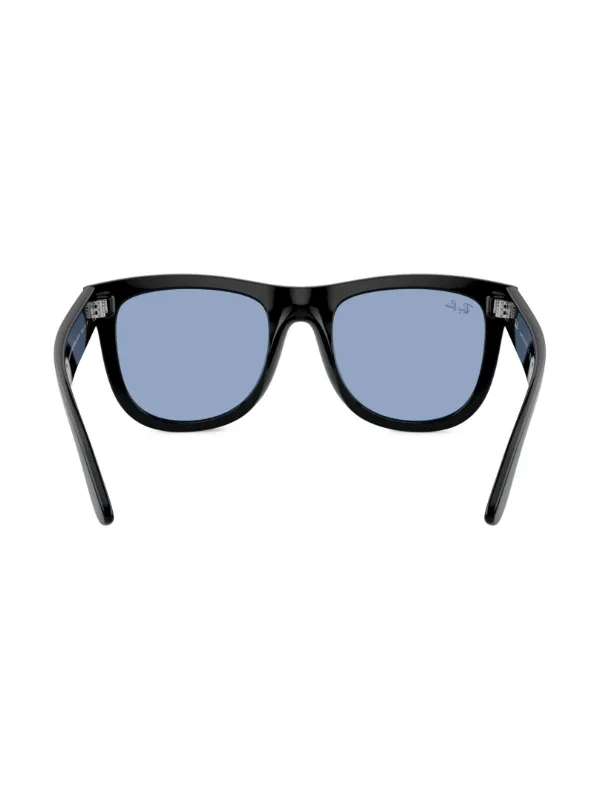 Ray-Ban Wayfarer Reverse ラウンドフレーム サングラス | ブラック