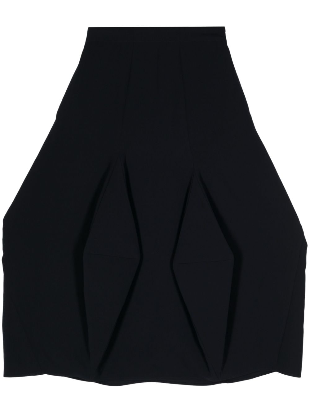 Enföld Gusset-detail Ankle-length Skirt In Blue