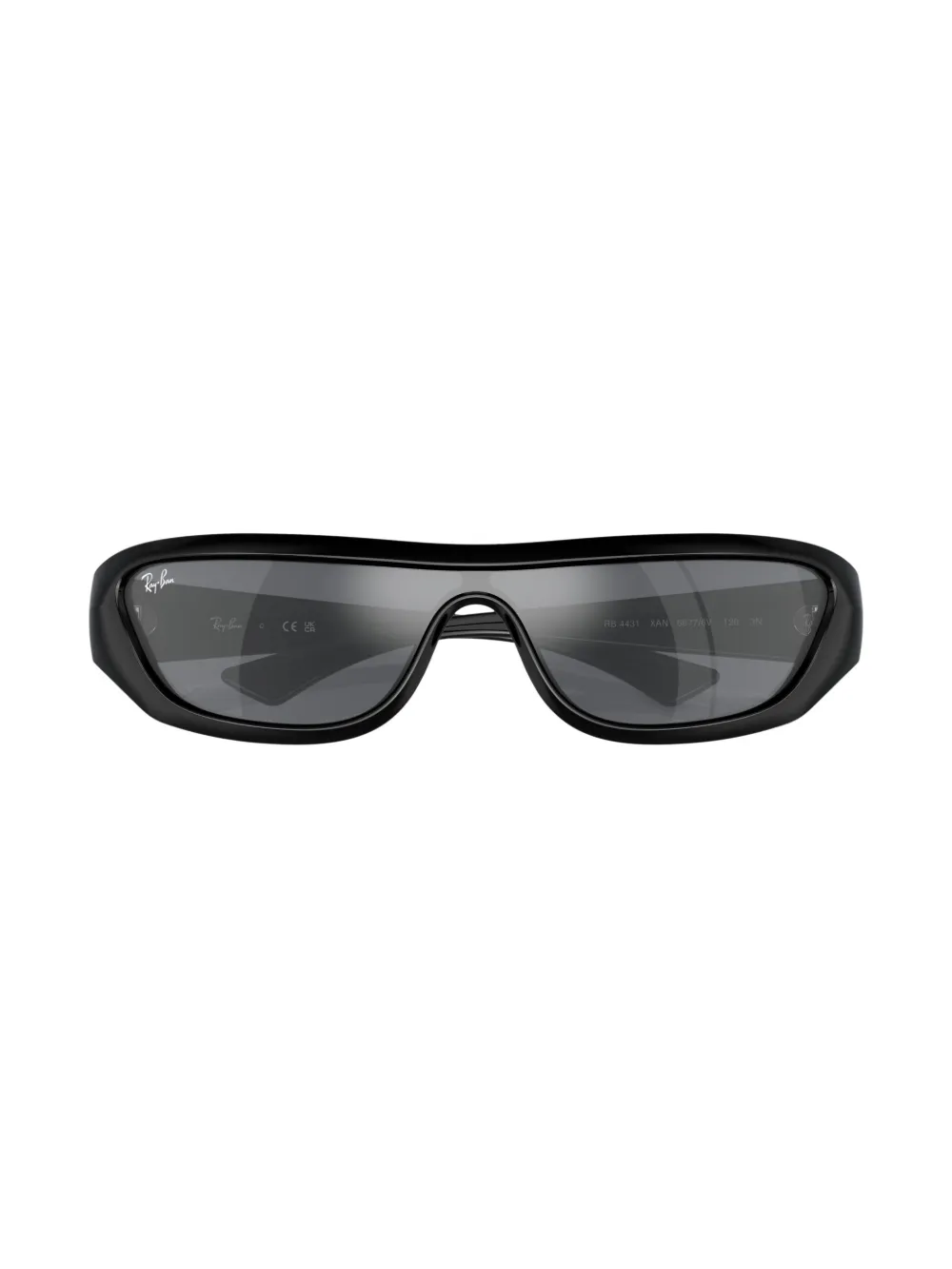 Ray-Ban Xan Bio-Based zonnebril met schild montuur - Black
