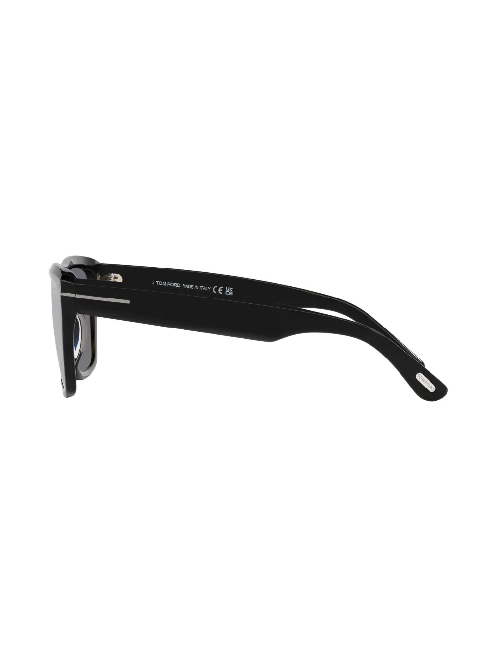 TOM FORD Eyewear Alberto zonnebril met vierkant montuur Zwart
