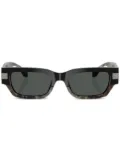 Versace Eyewear Classic rectangle-frame sunglasses - Green