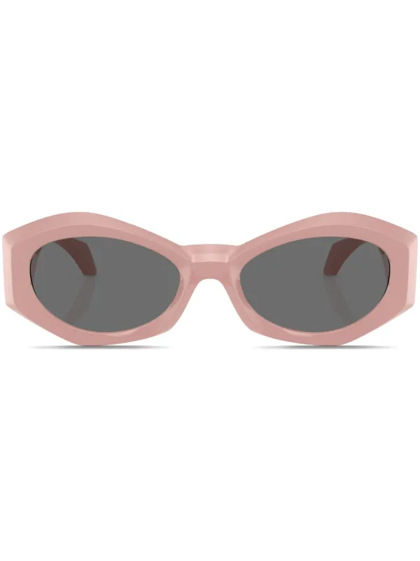 Versace Eyewear メドゥーサ オーバルフレーム サングラス
