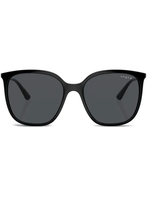 Vogue Eyewear logo-engraved round-frame sunglasses