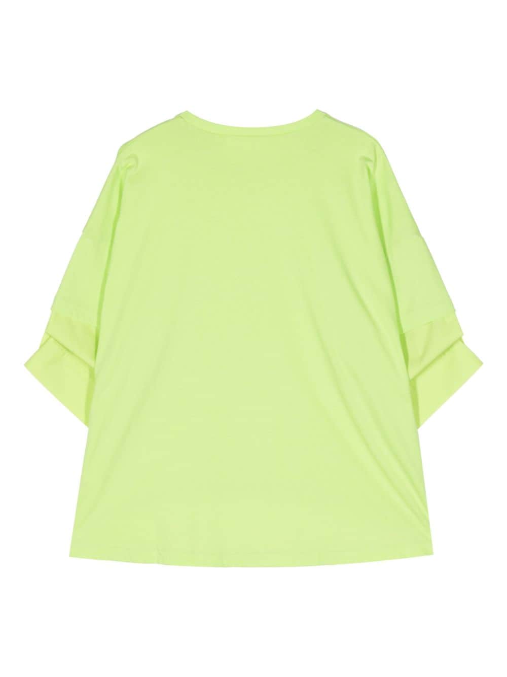 Enföld Gelaagd T-shirt - Groen
