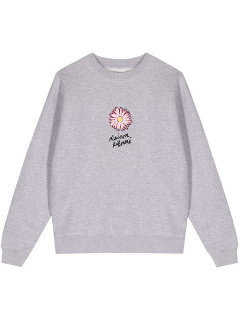 Floating Flower cotton sweatshirt