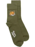 Maison Kitsuné Fox-head socks - Green