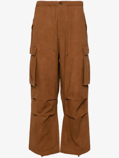 STORY mfg. organic cotton cargo trousers