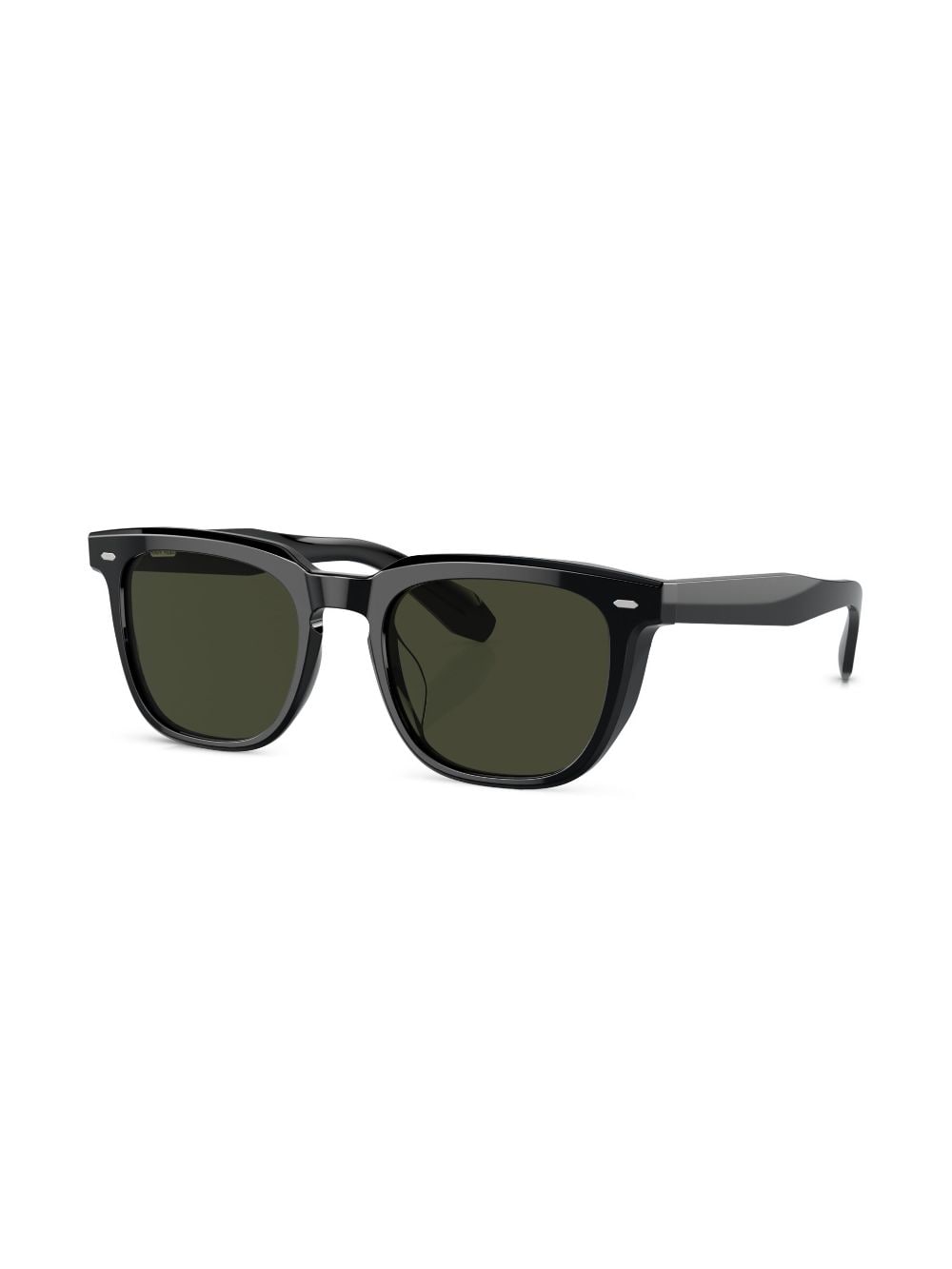 Shop Oliver Peoples N.06 Square-frame Sunglasses In Black