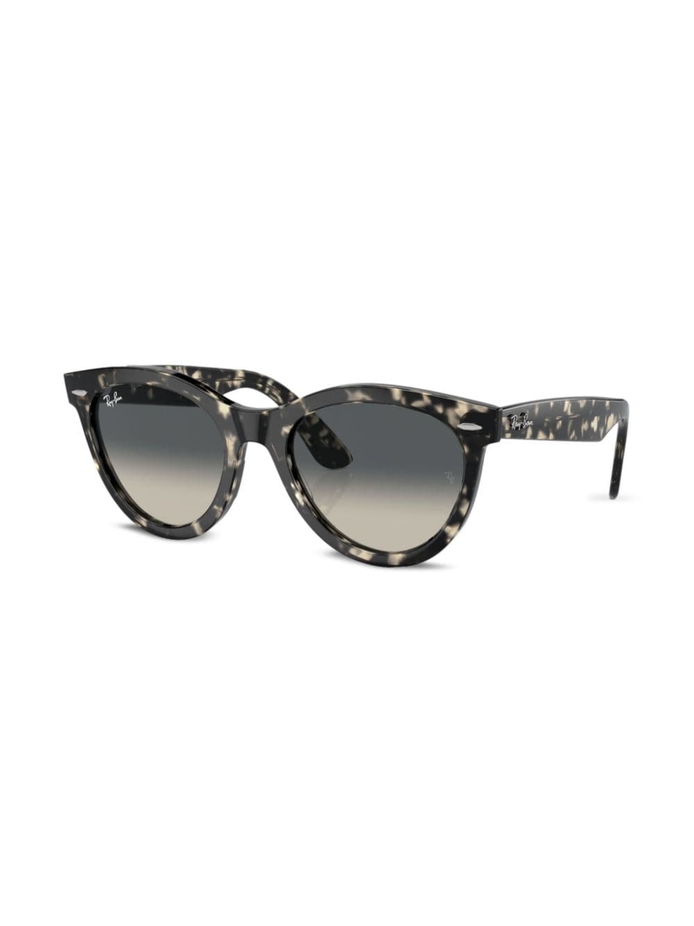 Ray-Ban Wayfarer Way zonnebril met rond montuur - Grijs