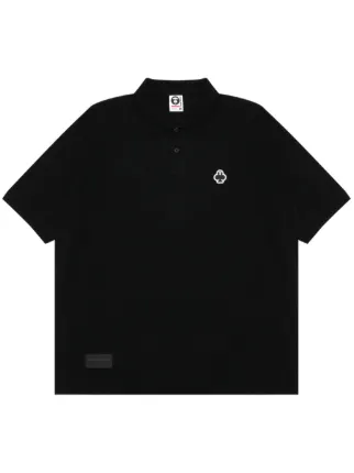 A Bathing Ape ポロシャツ S 【美品】 A Bathing Ape 刺繍ポロシャツ S ブラック - メルカリ