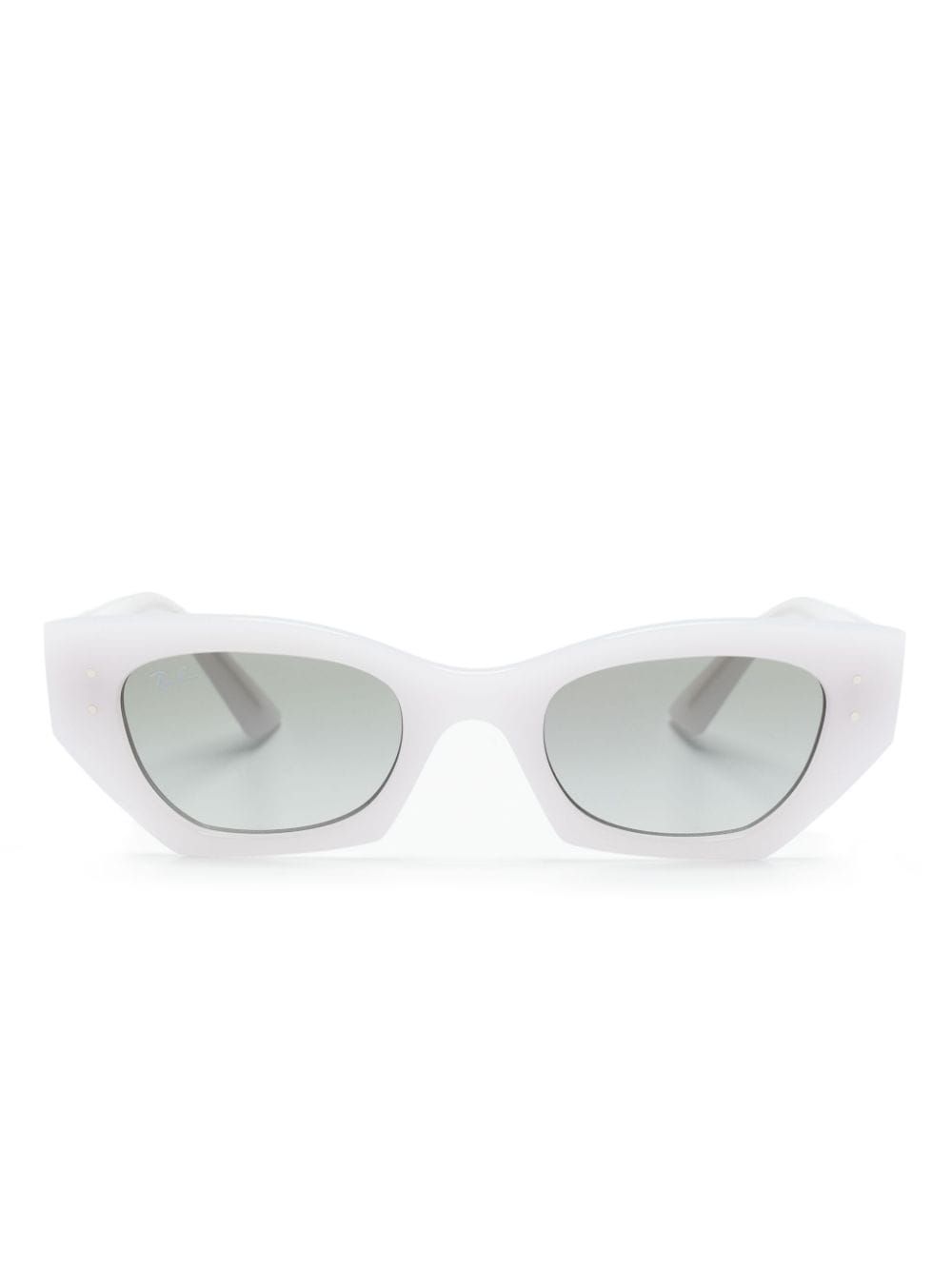 Ray-Ban Zena Bio-Based zonnebril met cat-eye montuur - Wit