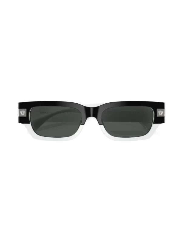 Versace Eyewear Classic スクエアフレーム サングラス | ブラック 