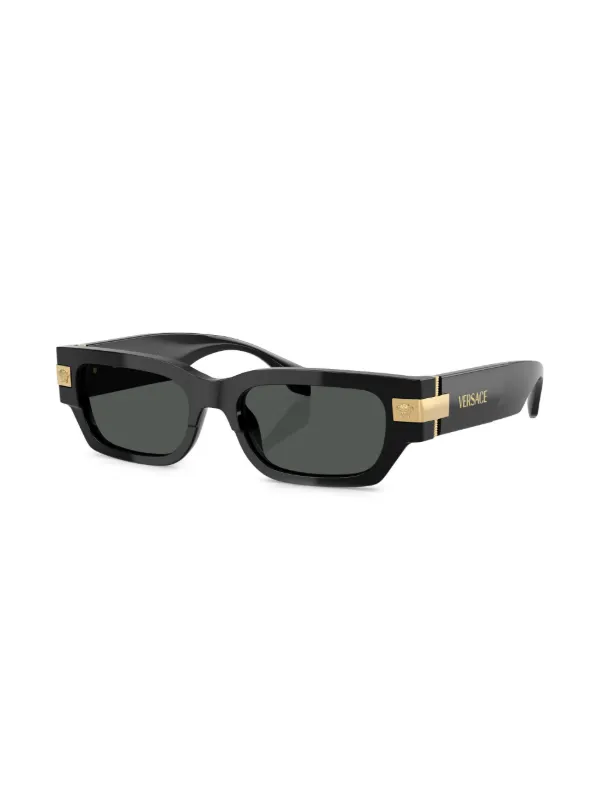 Versace Eyewear Classic rectangle-frame Sunglasses | Black  display picture 1