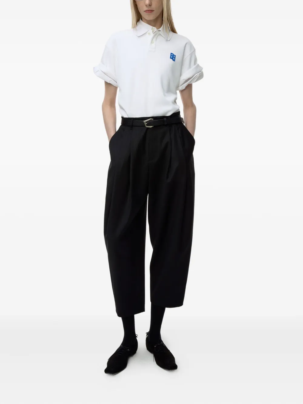 Ader Error logo-embroidered polo shirt | Image 2